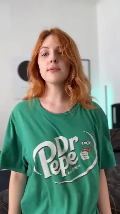 Eyes Up Here? Nah, Staring at My Tits, Redhead Slut 😈🍉