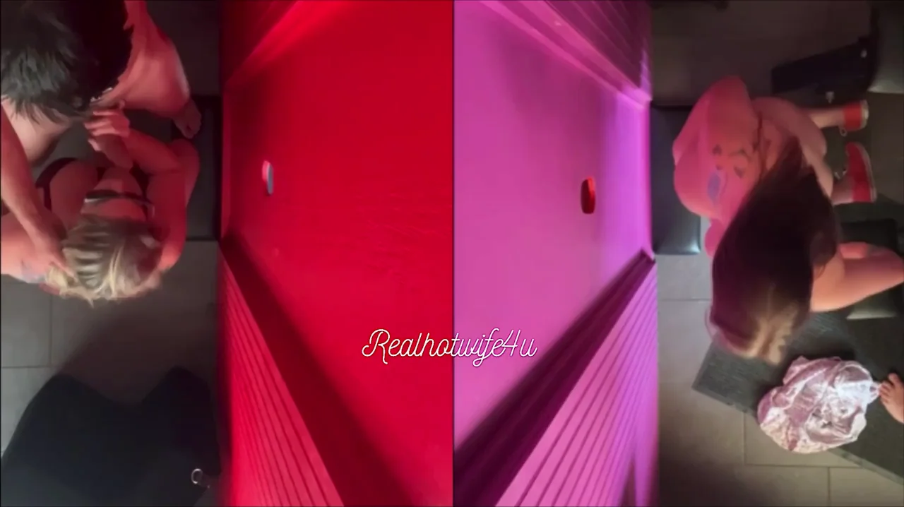 Letting guys fuck me after their orgasm is ruined by my friend at the gloryhole