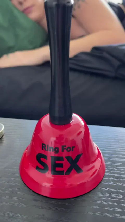 Morning Wood? Ring the Fuck Bell for Your Freeuse Maid! 🔔🍆💦