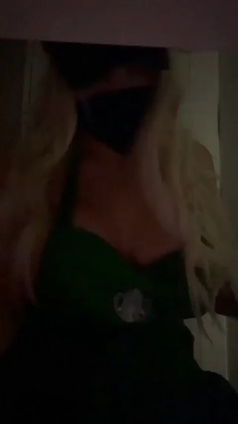 Storeroom Slut Busts Out Massive Titties 🍈🍈💦 Would You Suck?