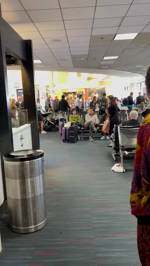 Your flight is departing at gate 69