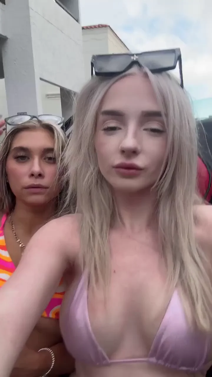 Cruise Control Sluts: Bikini Blondes Flash Tits on Deck
