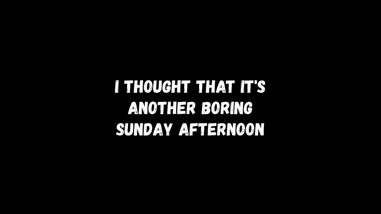 A dull Sunday afternoon suddenly turned into an electrifying moment.