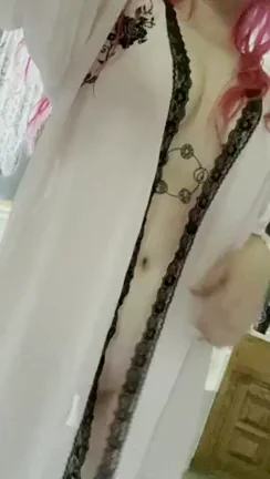 You see me in our bathroom wearing this... what happens next?