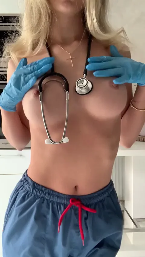 Sexy Nurse's Big Tit Surprise! 😈👩‍⚕️💦