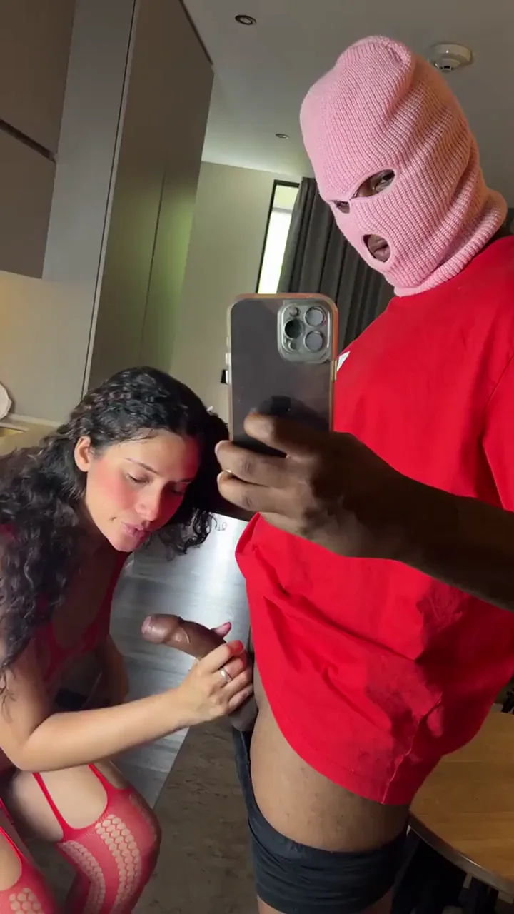 Hotwife Slut Milks Her Masked BBC Bull's Fat Cock