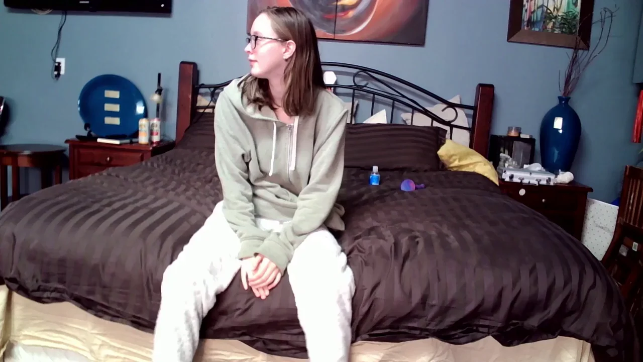 Stripping My Tiny-Titted Nerd Slut 😍🔥
