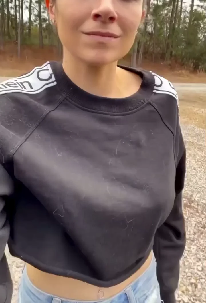 Pale Busty Babe's Massive Tits Crave Sun 😍☀️