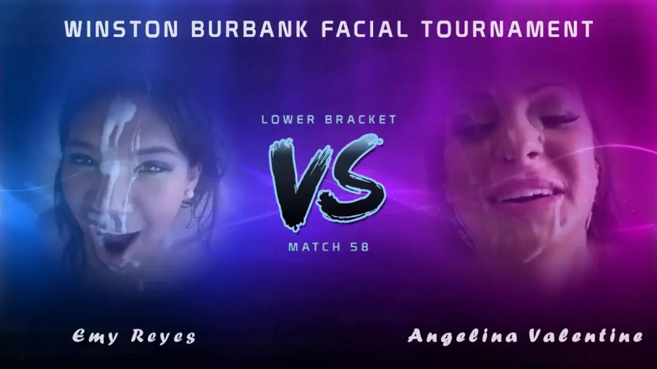 Winston Burbank Facial Tournament - Match 58 - Lower Bracket - Emy Reyes vs. Angelina Valentine (Please vote! Link in comments)