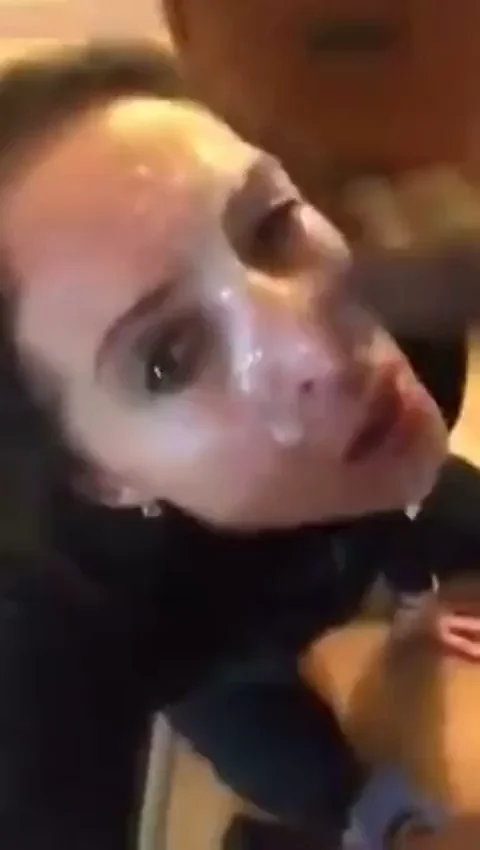 Brunette mom gets A facial