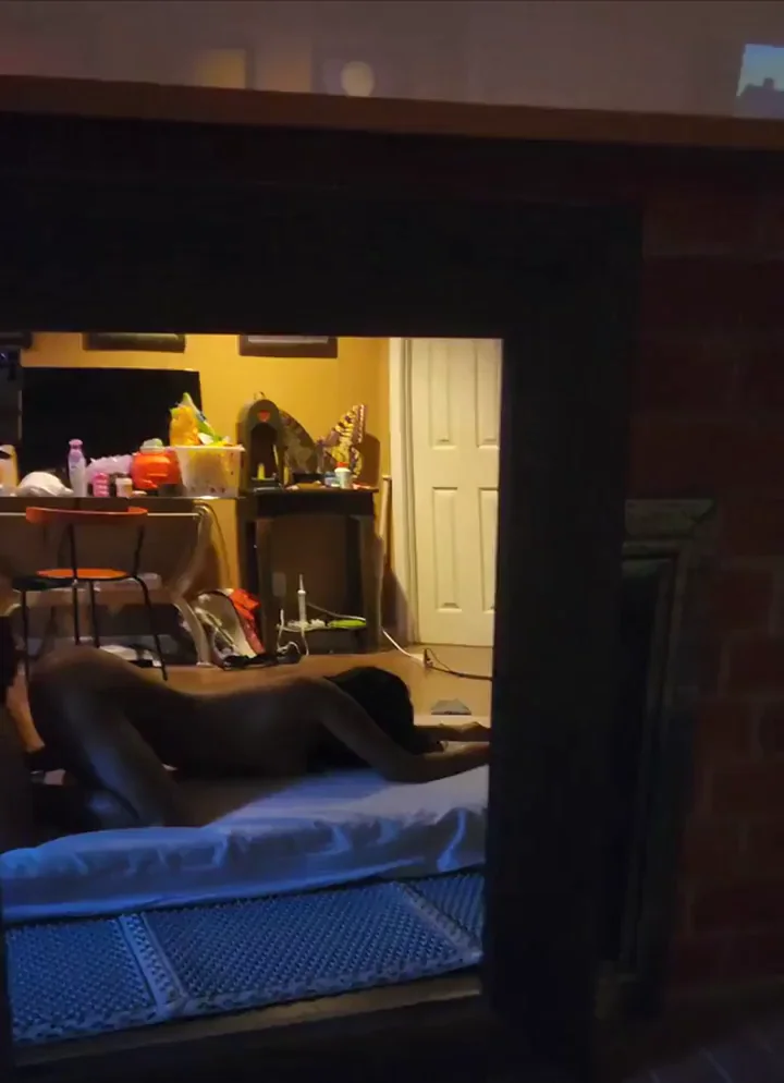 🔥 Mirror Magic: Thick Ebony Slut Takes BBC Doggystyle Pound 💦