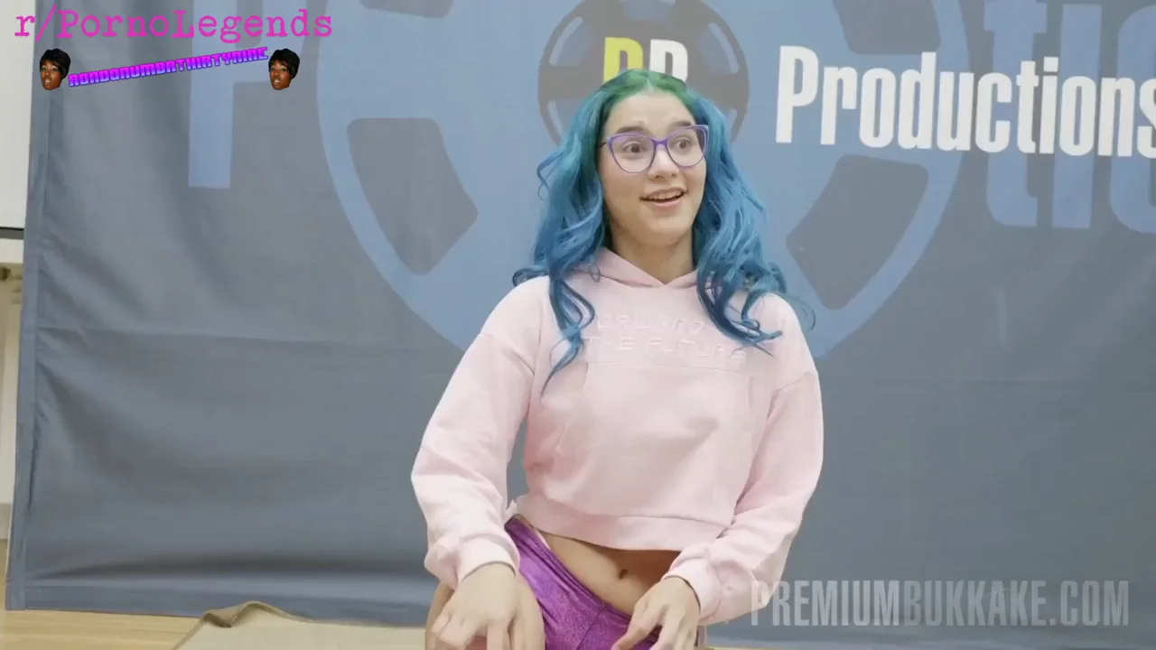 Galilea Swallows BTS Cumshots in Mouth During CFNM Interview Prep 😋💦