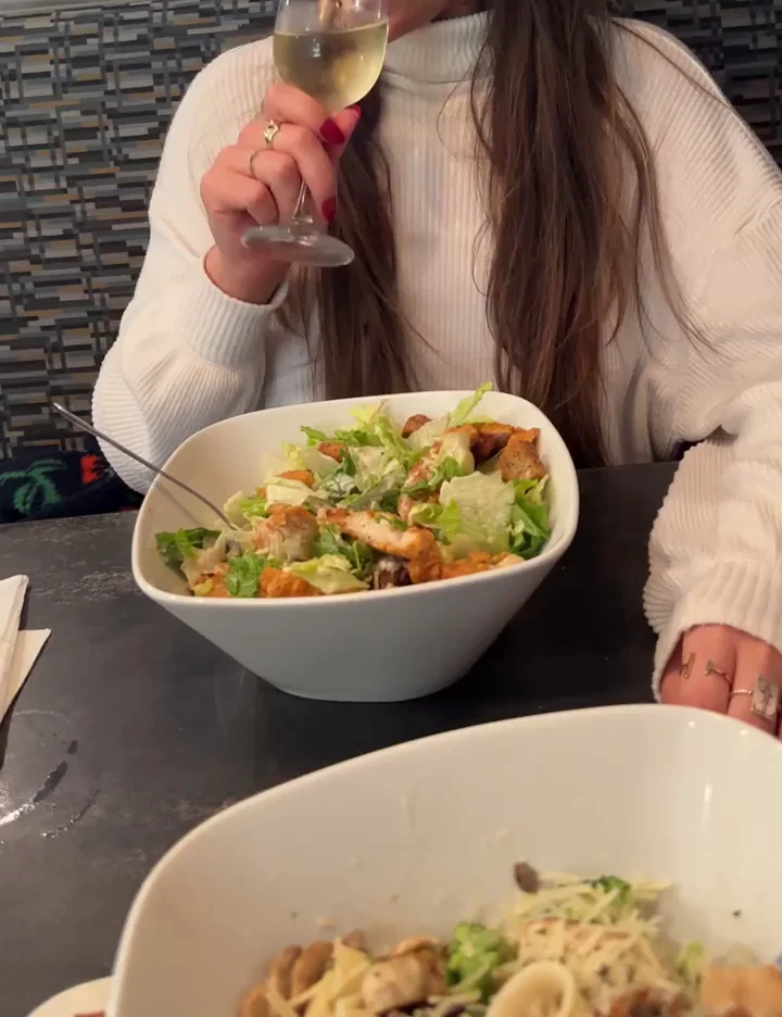 The high light of her meal