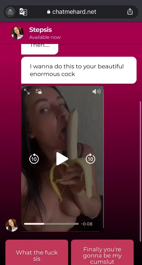 Step sis found your dickpics