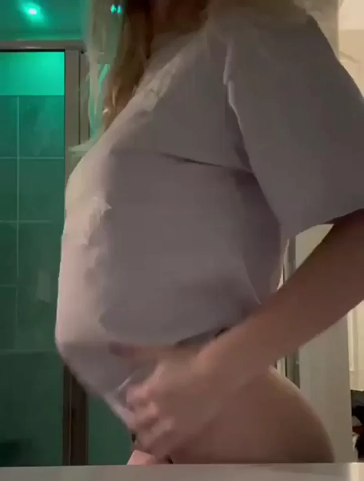 Young Slut with Massive Titties Teases in Shower 💦🍈🍈