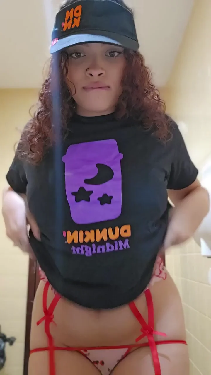 If my coworkers knew I hid this lingerie under my uniform... I'd be getting filled everyday