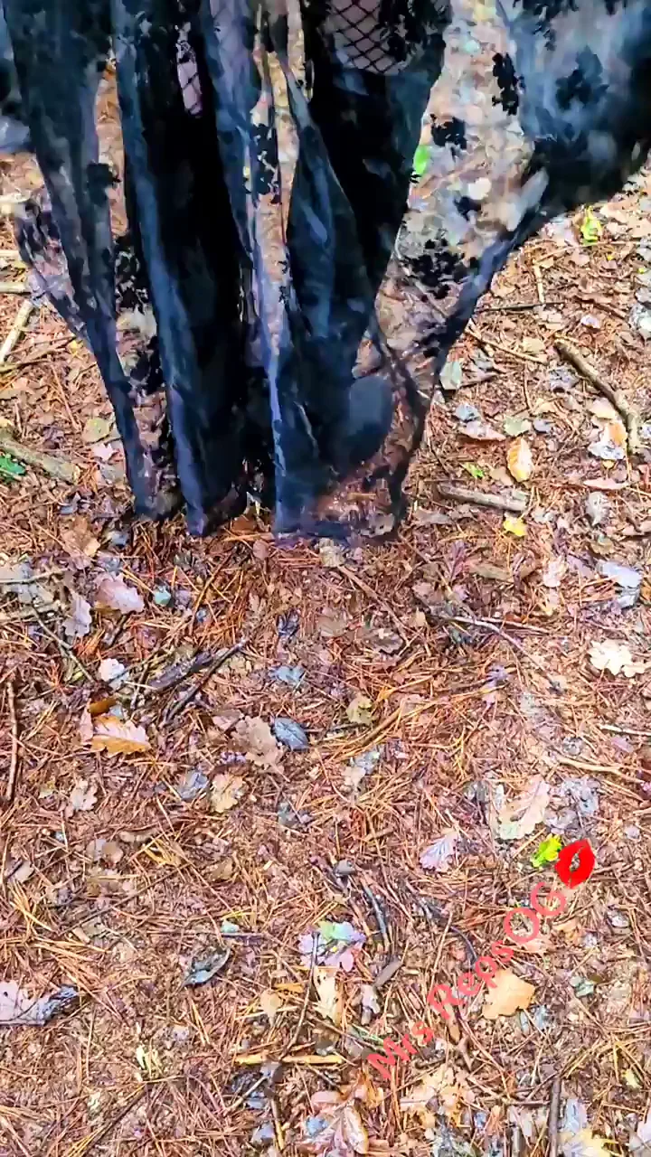 Being a horny witch on the woods for Halloween