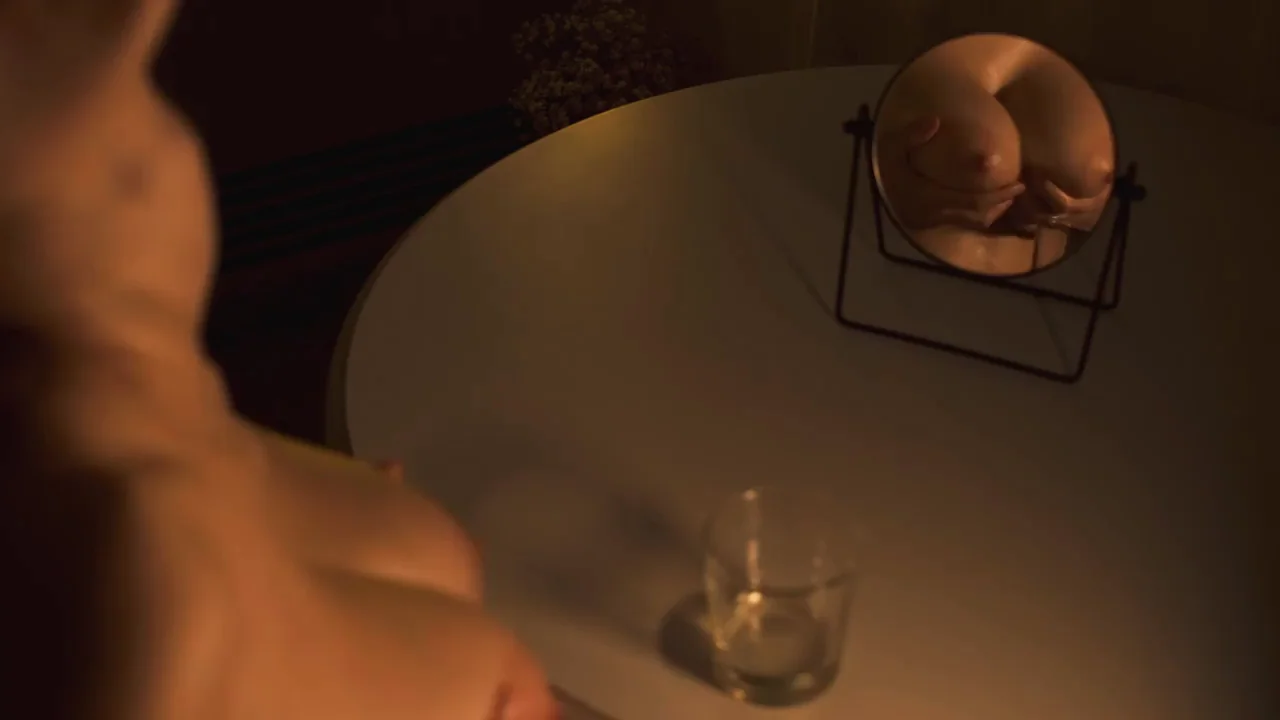 spooky private boob show