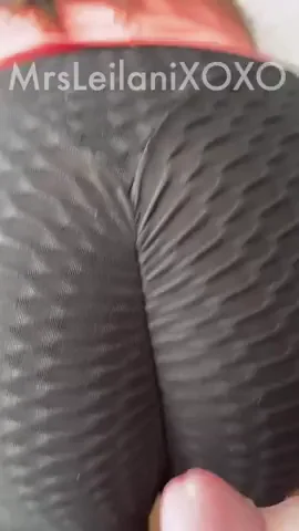 Gym Leggings Lie: Hubby's Cum Masquerades as Sweat on Mrs. Leilanis Slutty Curves