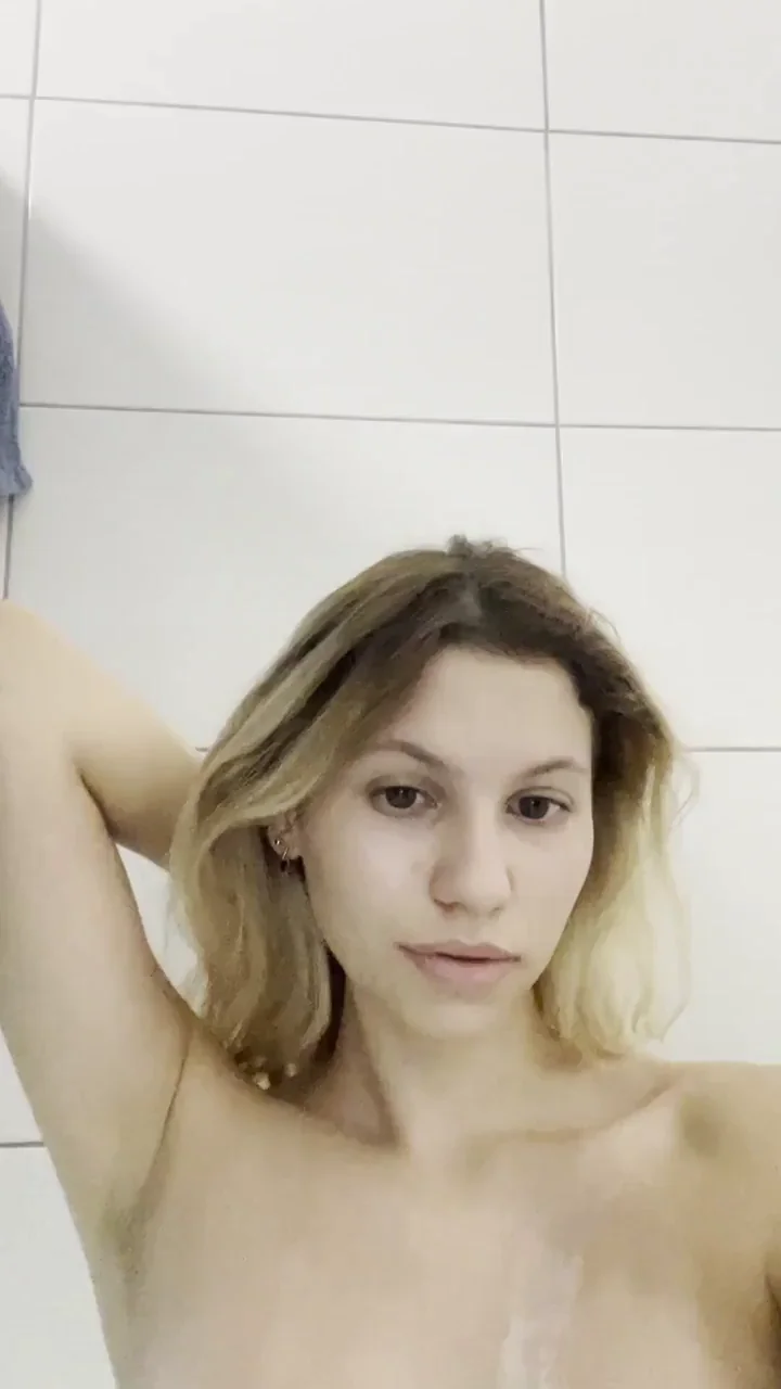 Showing amazing breasts