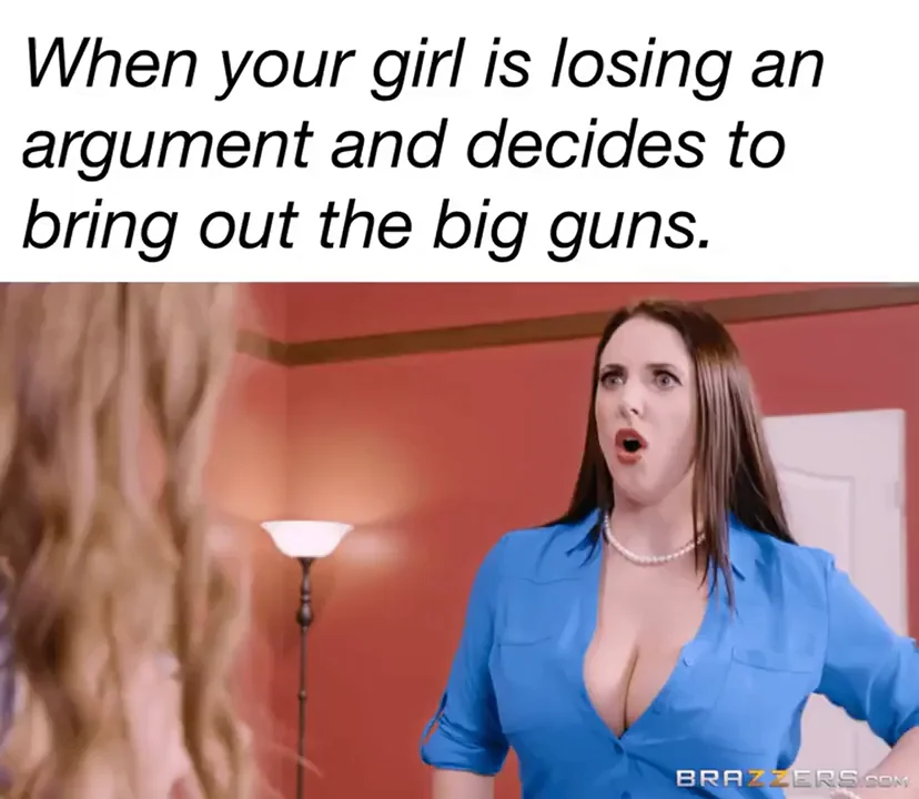 Angela White's Massive Tits End the Argument 😈💦🔥