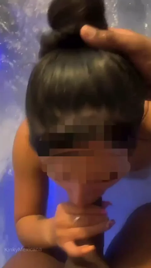 Hotwife Latina Slurps BBC in Public Threesome Fun 😈🍆💦