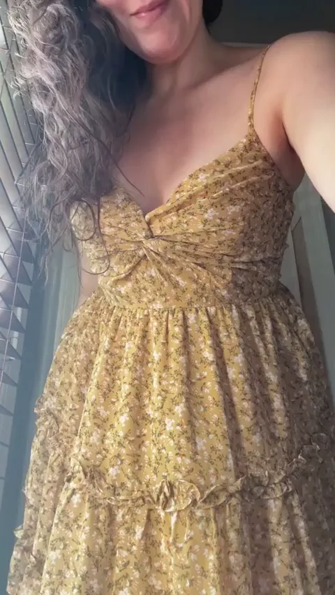 I love a cute sundress with nothing underneath