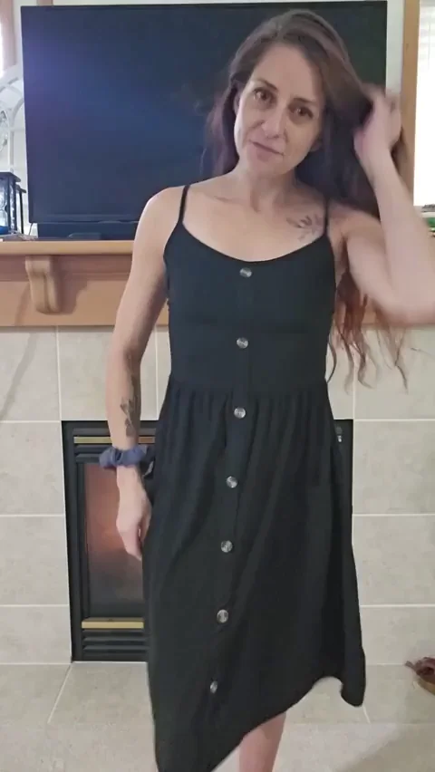 Who doesn't love an easy access dress and no panties 😜