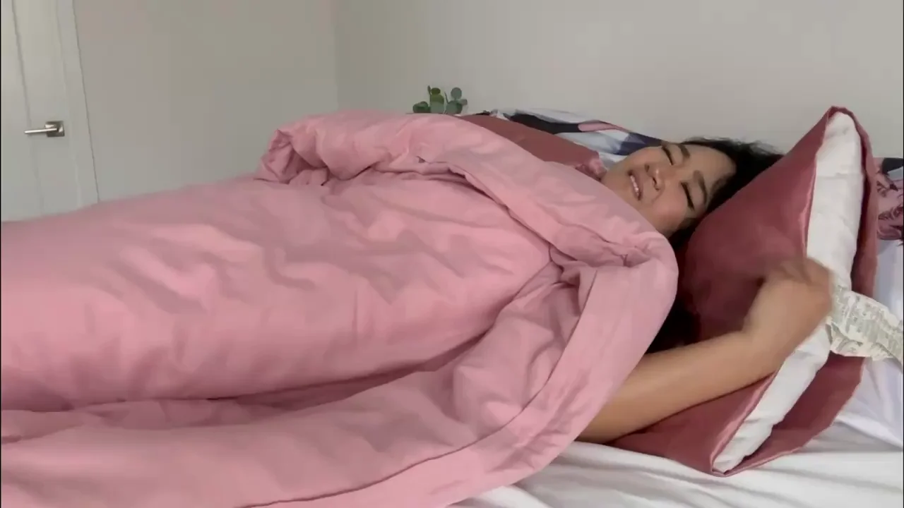 Lonely Asian Teen Needs a Thicker Cock Pillow 😩🍆💦