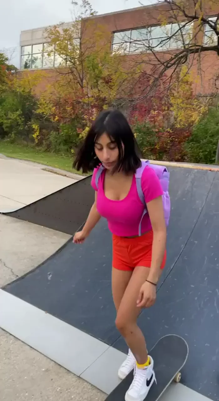 Every neighborhood needs a friendly flashing mom next door