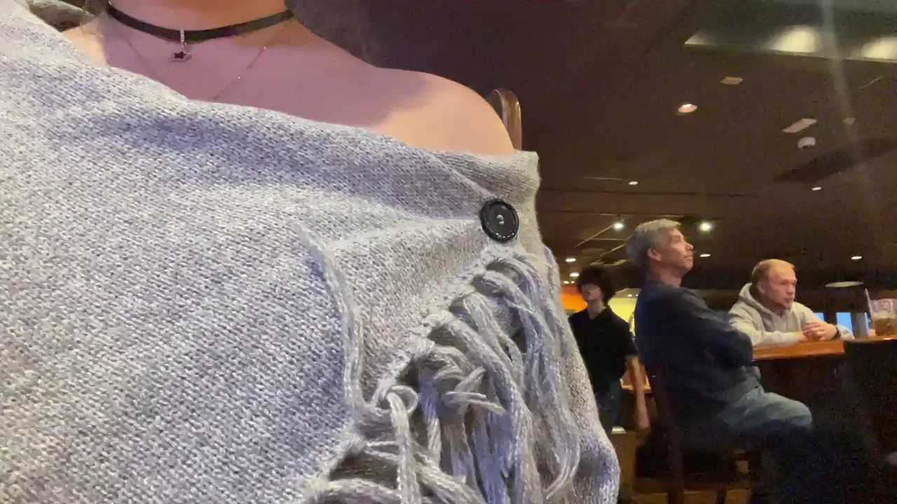 Went out to the bar for a beer with the guys|