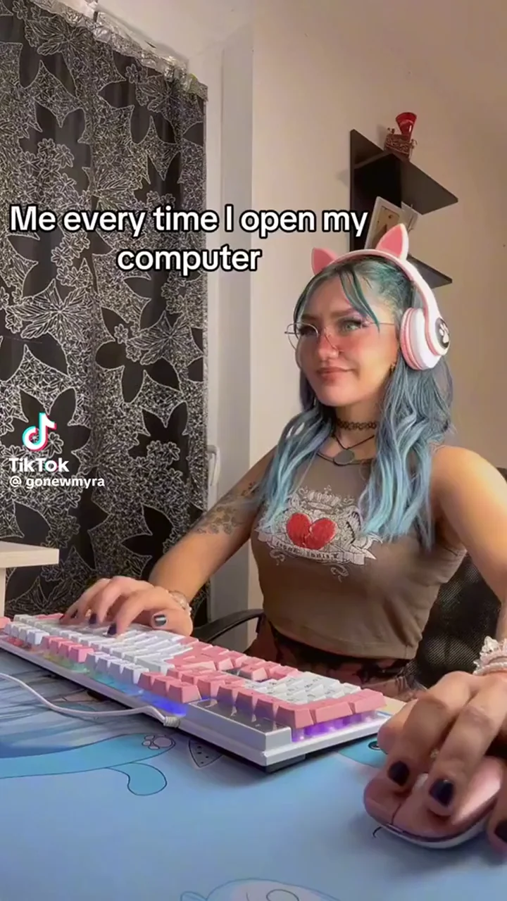 🔥 Can't Stop Rubbing My Juicy Tits Every Time I Boot Up My PC 😈