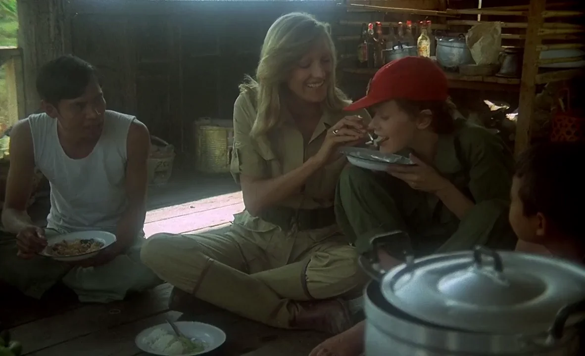 That's.. one way to smoke.. I guess..? | from "Emmanuelle (1974)"