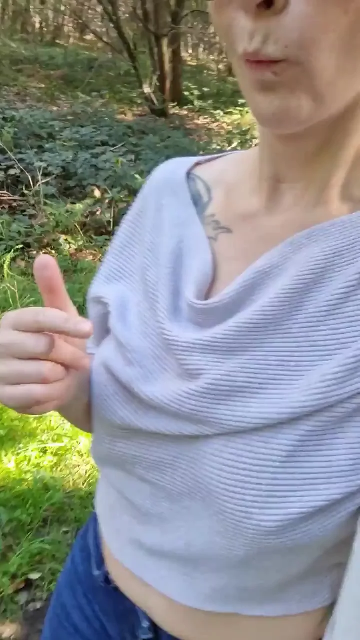 MILF's Juicy Tits Crave Fresh Air Outdoors 😈🍈🍈