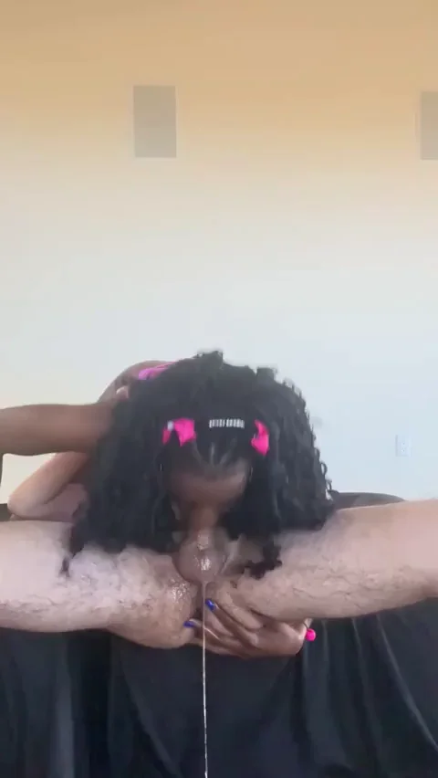 me fucking my own head on a big white dick