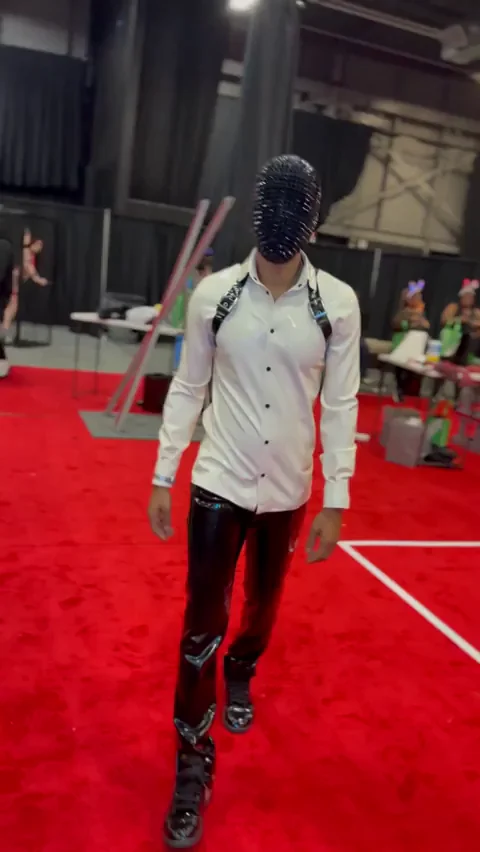 Do you like to see men styled in latex?