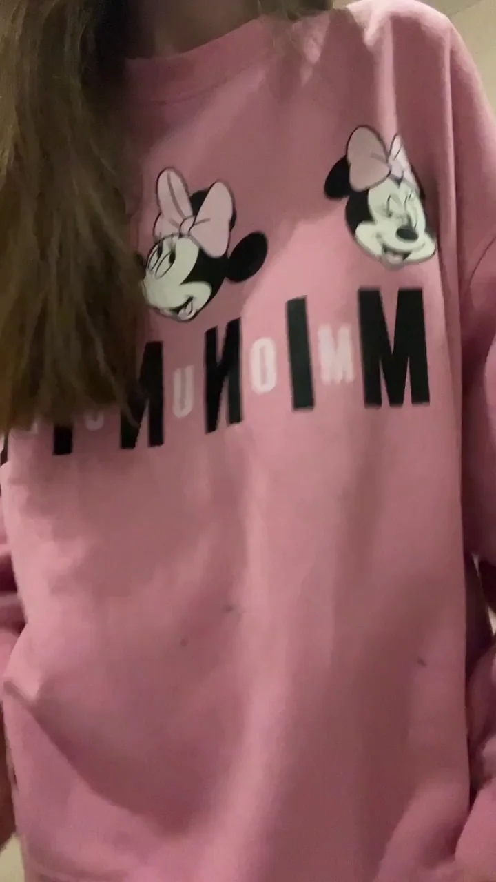 I take off this jacket and shake my tits