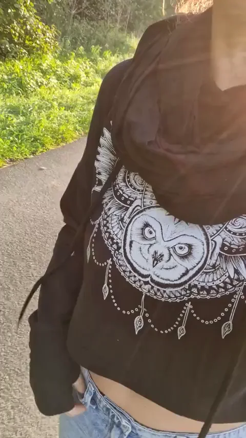 I hope no one saw me a while flashing in the public