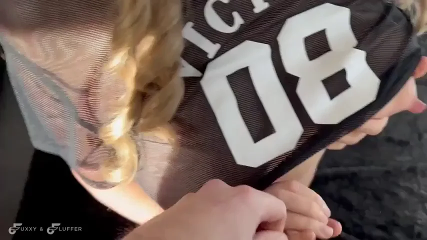 I'm the kind of wife that'll let you fuck her tits while watching the game