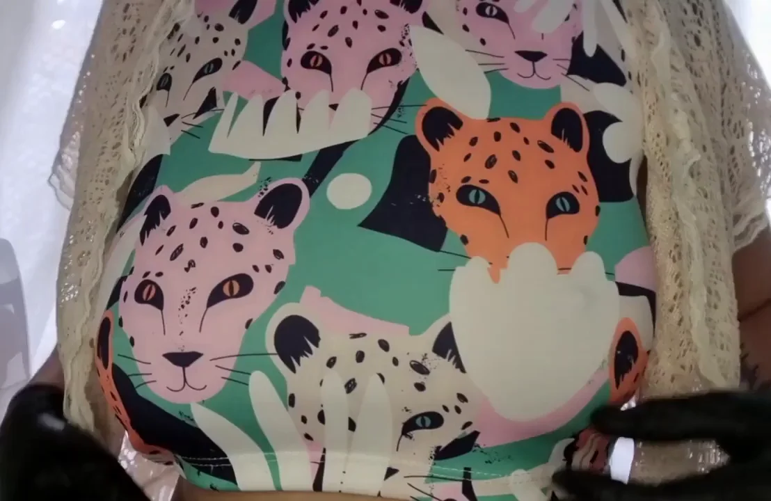 🐆 Wild Leopard Titty Drop Tease! Ready to Play? (OC) 💦