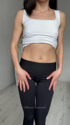 Post-Workout Tease: Pulling Down Those Tight Leggings for Ass Worship