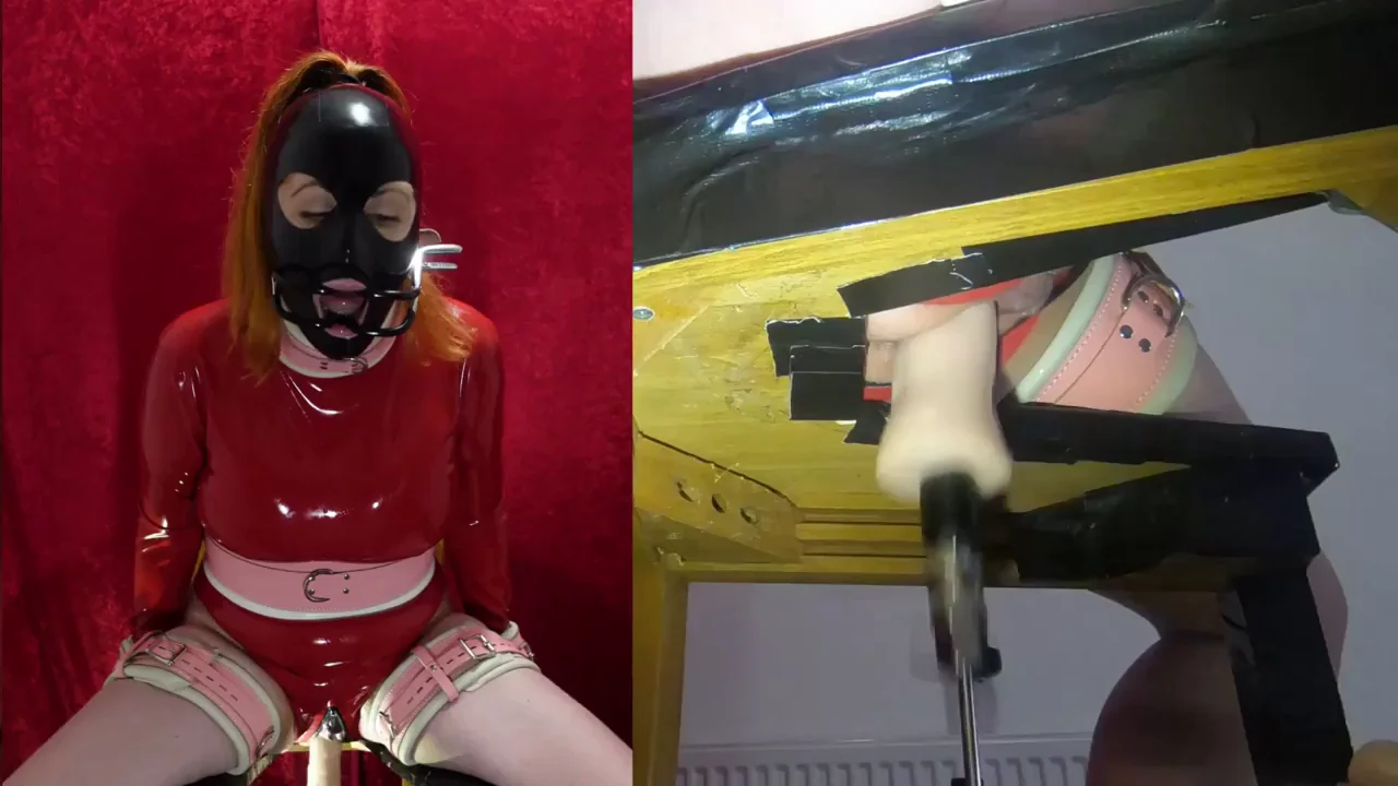 I had to use my safeword at the end of this session. After I squirted, Sir turned the fucking machine up to full and I was close to passing out!