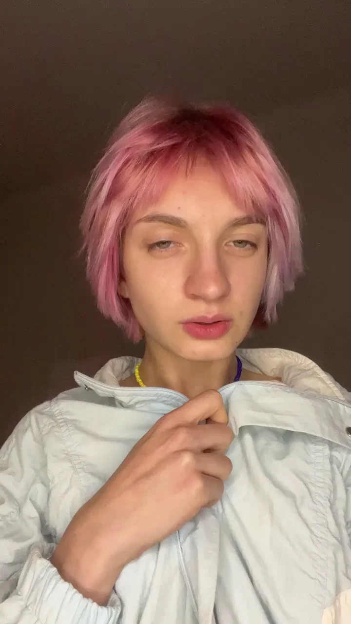 Petite Ukrainian Pixie Teases with Step-Sis Topless Reveal