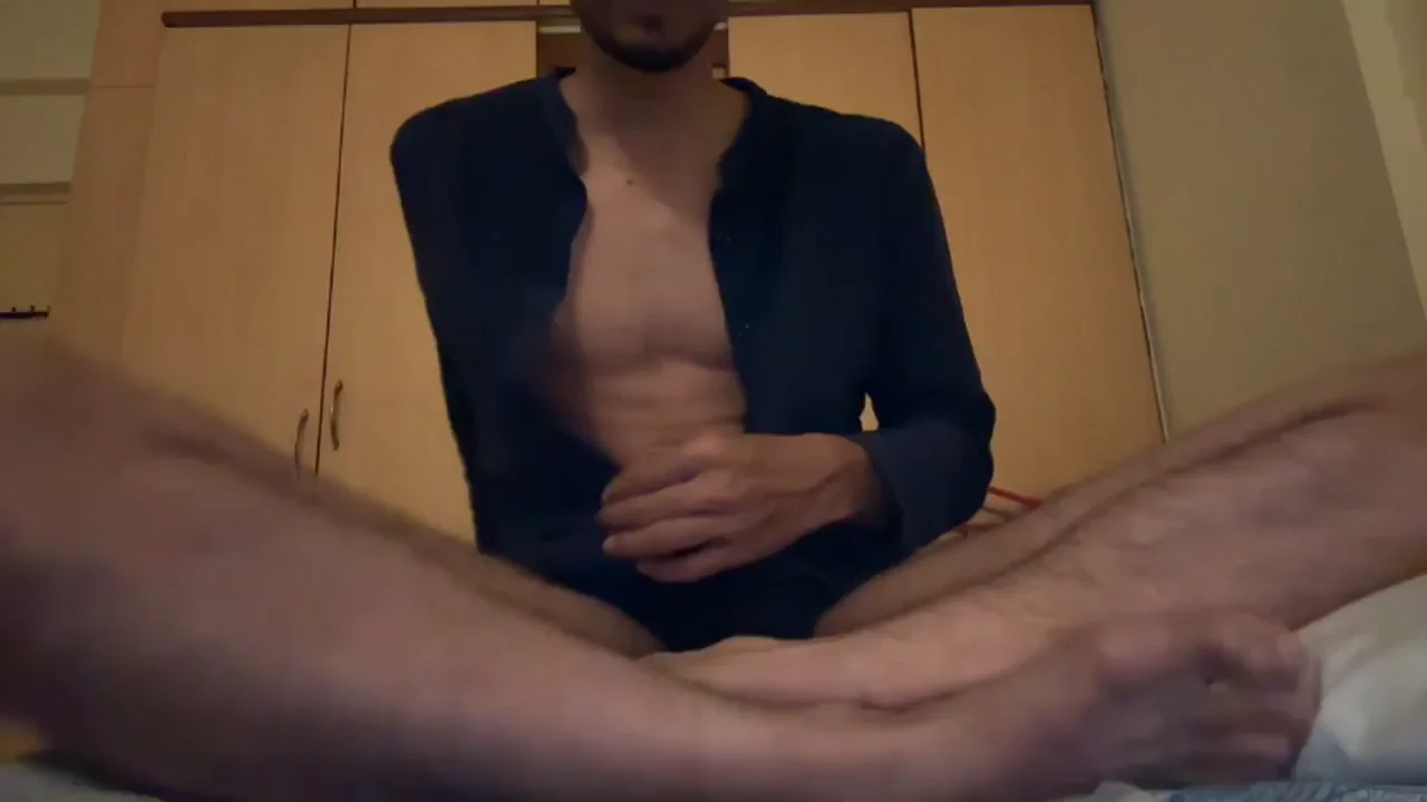 Exposing My Thick Desi Cock Wide Open by the Window 😈🍆