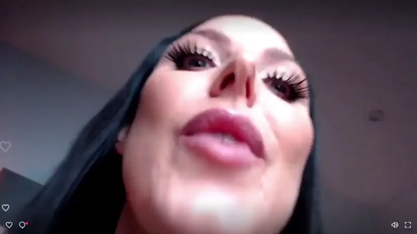 Angela White's Juicy Spit & Lick Tease 💦👅