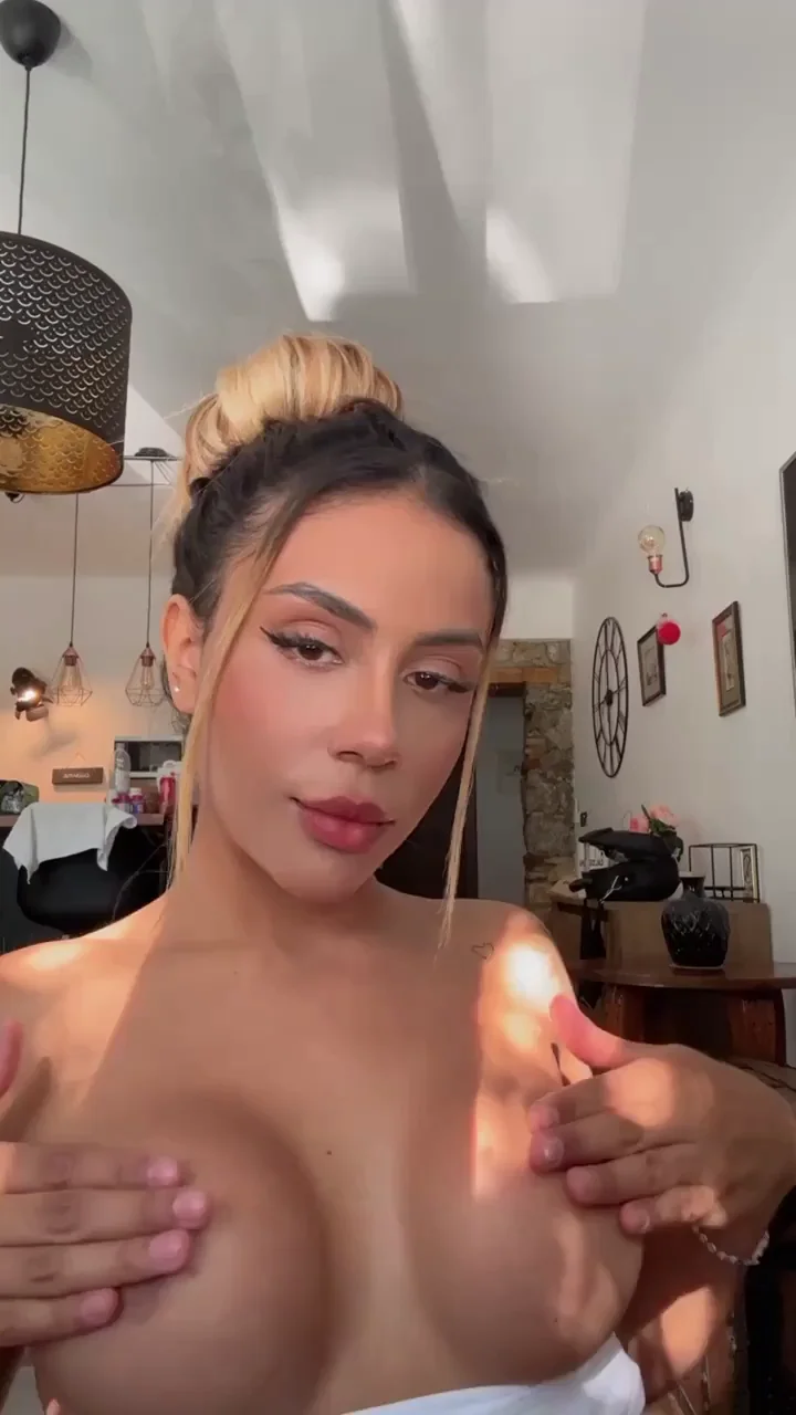 Your role as my boyfriend is to just lick my tits every day
