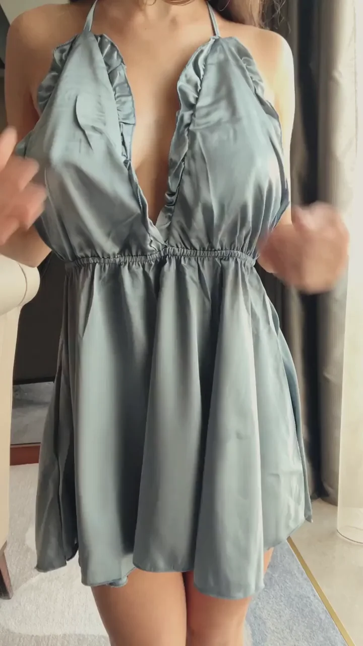 MILF Tease: Matching Panties and Massive Tits Spill Out