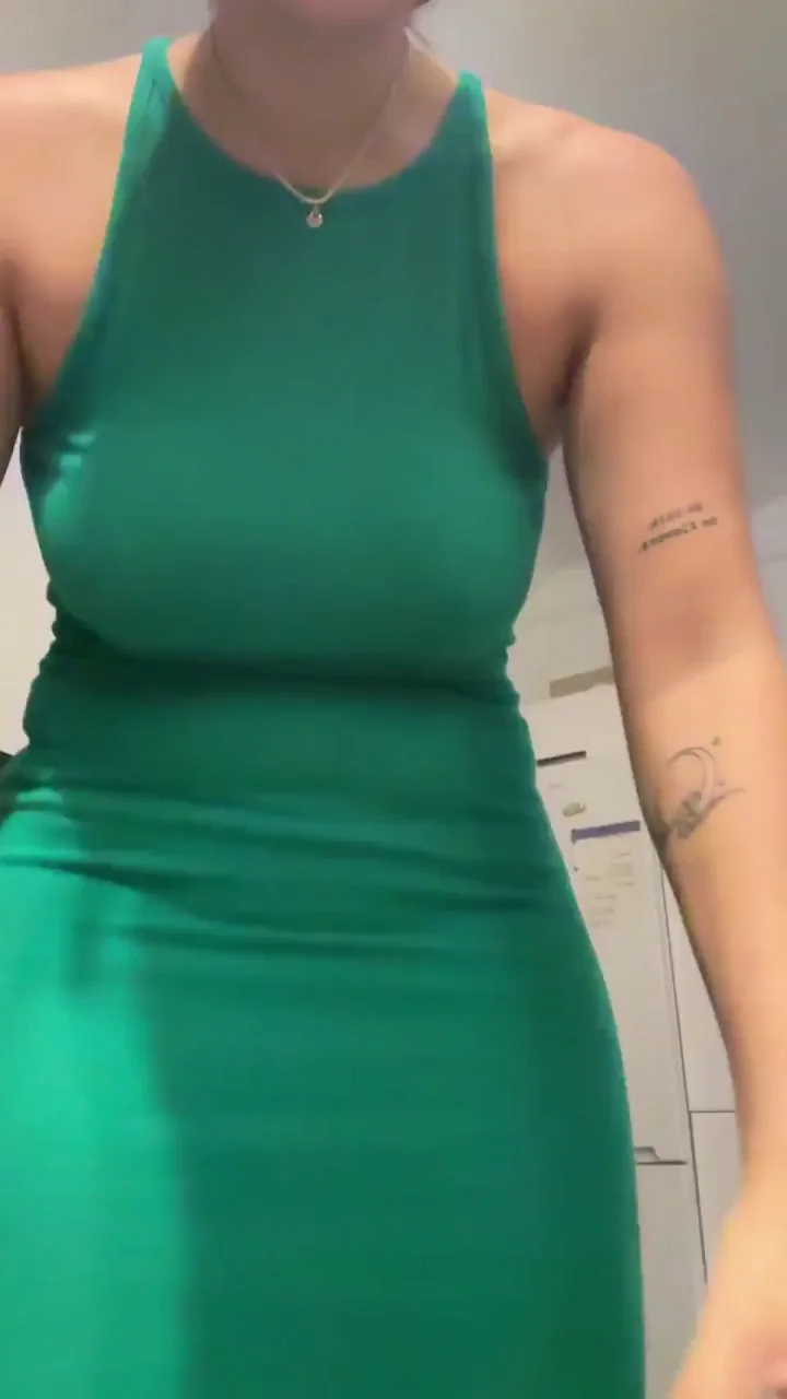 Been addicted with green dress lately