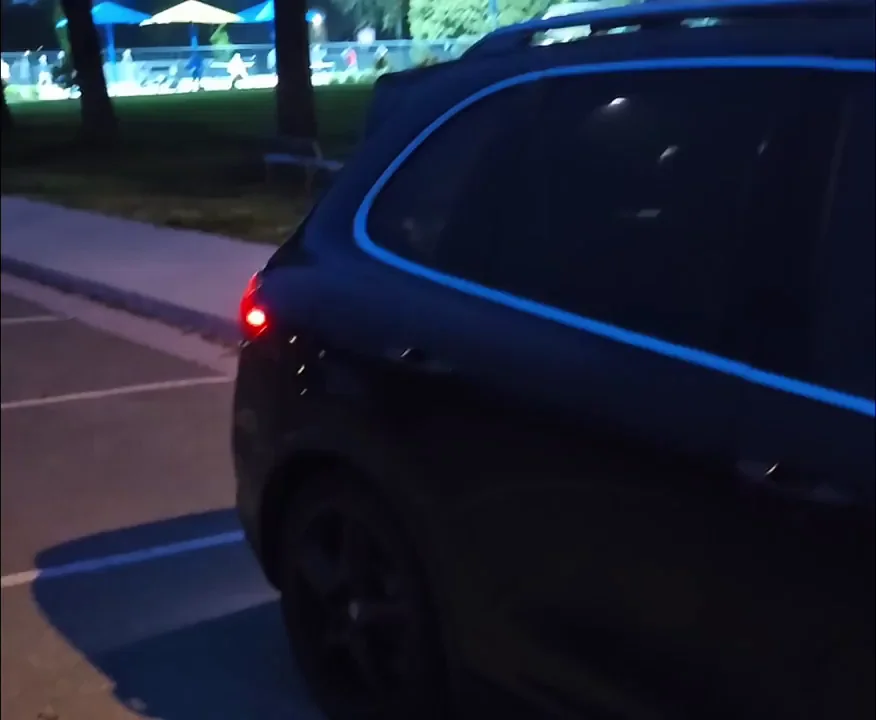 Sunroof Tits Flash: MILF's Massive Jugs on Display 😈🍈🍈