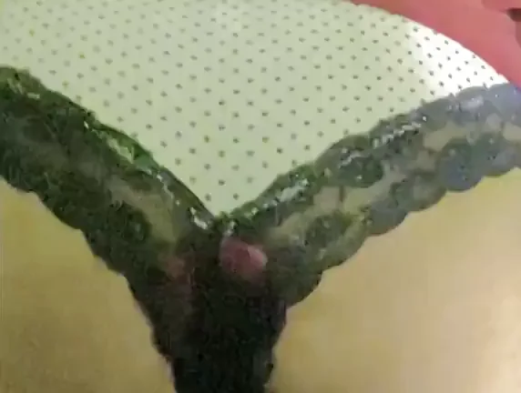 plug under my cute panties do you like